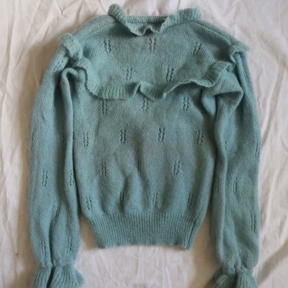 Gorgeous Vintage Wool/mohair Sweater - Picture 4 of 4